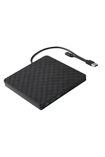 Choice VIKEFON Black 2 In 1 USB3.0 Type-C Slim External DVD RW CD Writer Driv...