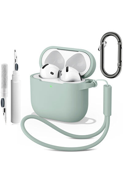 Choice7 For Airpods 4 Teal Silicone Case For Airpods 4 Cover Wireless Bluetoo...