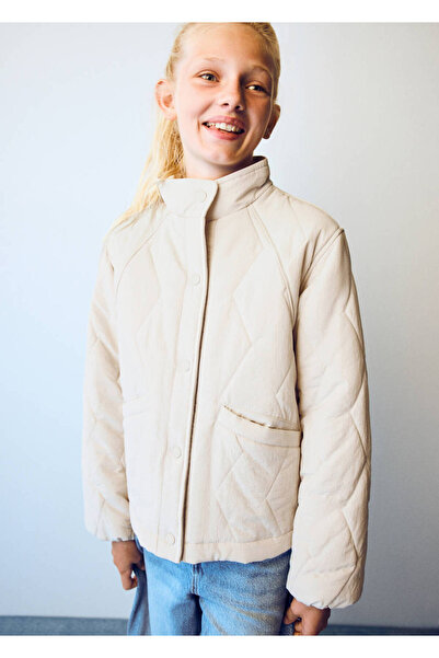 MANGO Kids Dik yakalı anorak