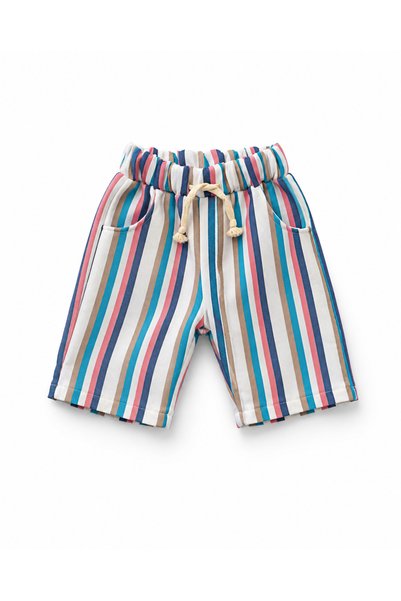 Zuvi Baby Boy's Linen Striped Shorts