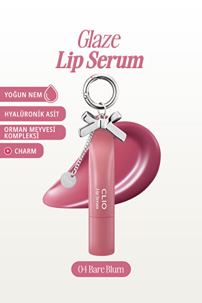 CLIO Dolgun Görünüm Kazandıran, Parlak, Besleyici, Renkli Dudak Serumu Glaze ...