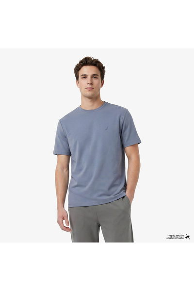 Nautica Erkek Mavi T-Shirt