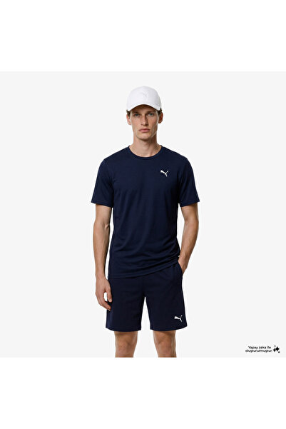 Puma تي شيرت تد إسينشالز سوليد كات للرجال باللون الأزرق للتدريب 52590898