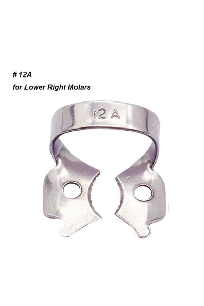 Choice3 12A 1Pc Dental Dam Clamps Endodontic Restorative Barrier Clips Stainl...