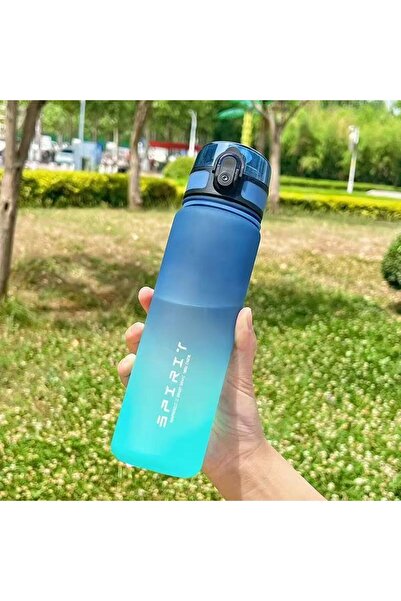 Choice10 1000ml blue green Gradient Water Bottle - 1000ml/500ml/650ml/750ml C...