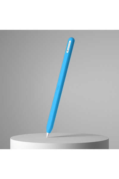 Choice6 جراب حماية من السيليكون باللون الأزرق الفاتح لقلم Pencil Pro وقلم Pen...