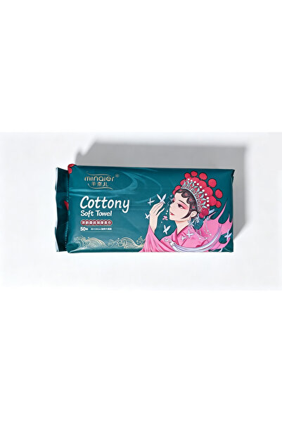 Choice 20x20cm Face towel 50ps Cotton Disposable Face Towel Travel Cleansing ...