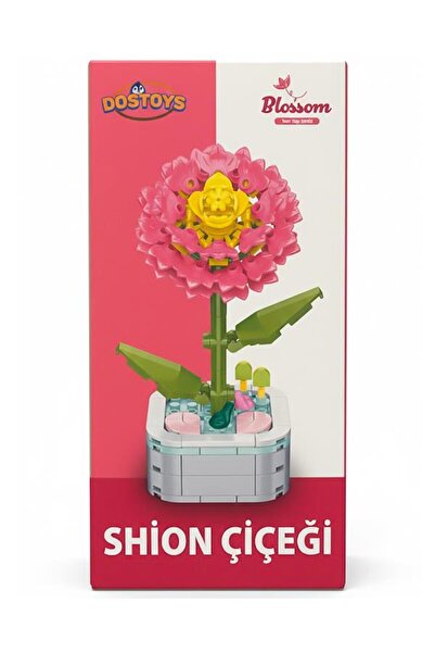 DOSTOYS Yapı Taşı Serisi Çiçek Yapım Seti Shion Çiçeği