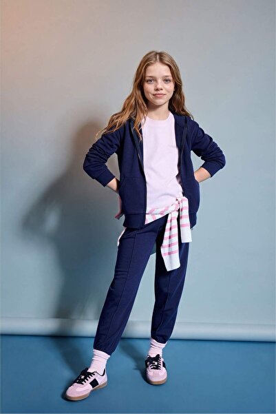 DeFacto Flexible Waisted Jogger Sweatpants with Pockets for Girls X9036A625Au