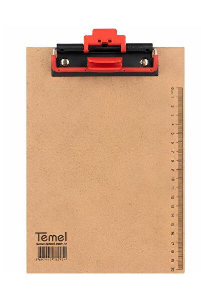 Temel منظم مكتبي خشبي مقاس A5 مع جهاز تثبيت القلم الأوتوماتيكي