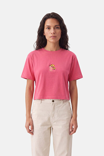 Reflect Studio Majica kratkih rukava Clownfish Lightweight Crop - roza