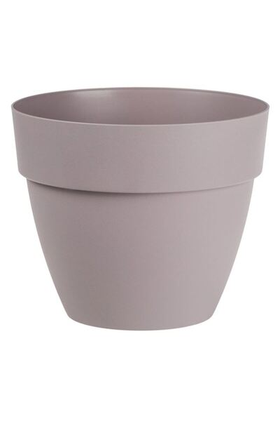 BAMI NETWORK Ghiveci flori cu drenare plastic lila 25x21cm interior exterior