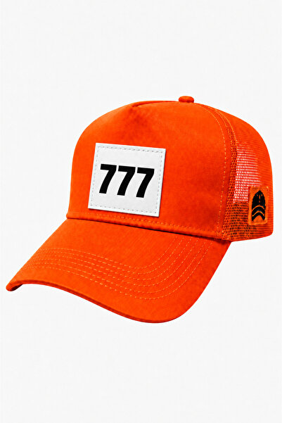 all hats 777 Patch Detailed Mesh Trucker Baseball Cap