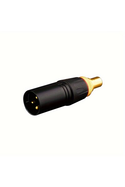 Choice موصلات RCA (أنثى) إلى XLR (ذكر) مطلية بالذهب عالية الجودة، كابلات صوت ...