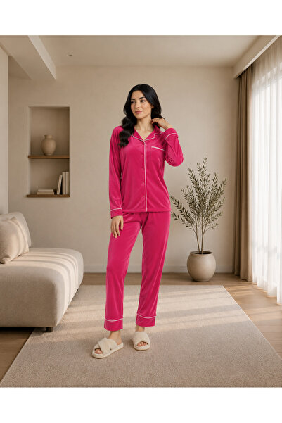Clyfora Velvet Modal Pajama Set