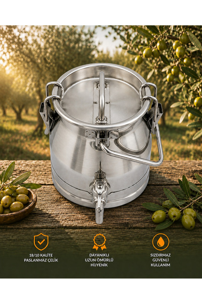 Favo Agro 3 Litre Zeytinyağı Güğümü