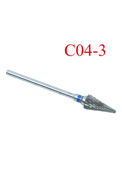 Choice43 C04-3 Dental Tungsten Carbide Nail Drill Bits Machine Cutter File Ma...