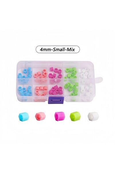 Choice6 Small Mix 100Pcs Dental Color Silicone Code Ring 4/6mm Identification...