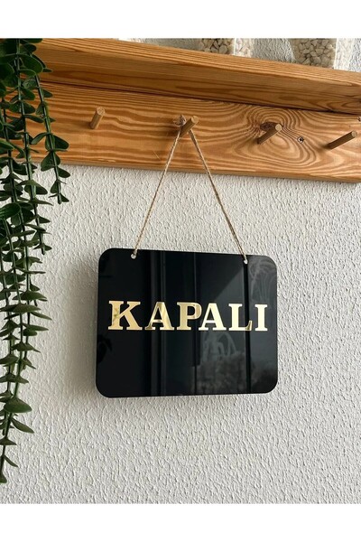AYCE Mağaza Açık Kapalı Tabelası Pleksi - 20*15 Cm