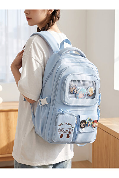 Kawaii Korean Style Premium Imported School Bag Backpack with Accessories