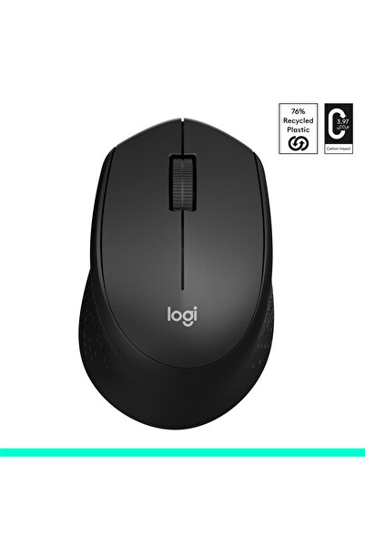 logitech M330 Sessiz Kablosuz Optik Mouse, Siyah 910-004909