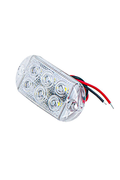 Choice1 WHITE 2PCS 6LEDs High-brightness Waterproof Strobe Light LED Flash Wa...