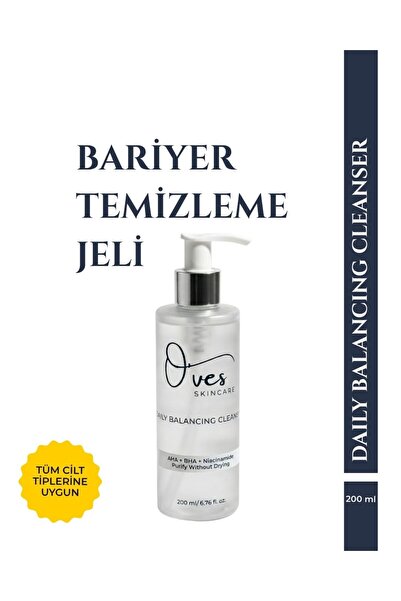 O'ves Skincare O’VES Daily Balancing Cleanser | AHA, BHA ve Niacinamide İçere...