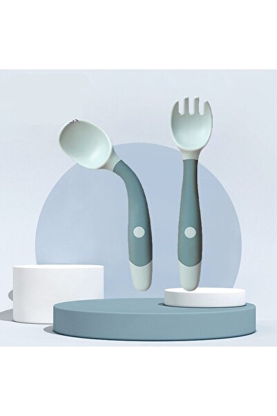 Choice Fork Spoon Green BAP Free Children Learn To Eat Training Tableware Twi...