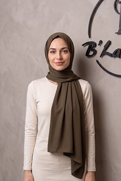 B'lazzotti Kına Yeşili Medine İpeği Şal – Yumuşak Dokulu, Dökümlü, Günlük ve ...