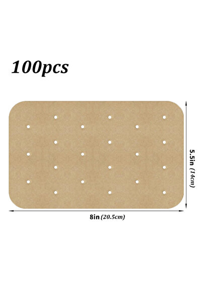 Choice 100PCS 14x20.5 100Pcs Air Fryer Paper Disposable Non-Stick Kitchen Bak...