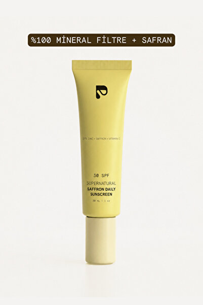 pel care SUPERNATURAL SAFFRON DAILY SUNSCREEN – MINERAL BAZLI GÜNEŞ KREMİ