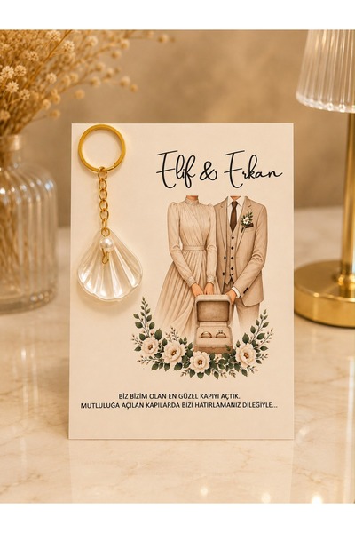 TALIADESIGN 10 adet I Nişan, söz, düğün, kına hatırası hediyelik istridye ana...