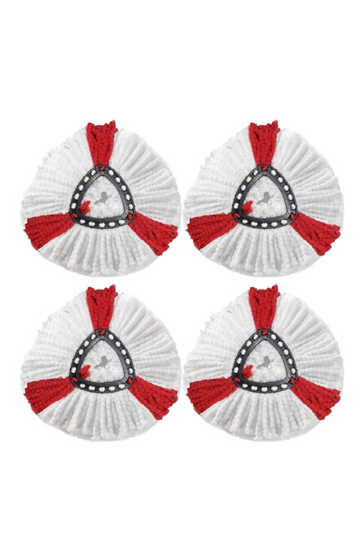 Choice 4 pcs Mop Replacement For O-cedar Easy Cleaning Head Microfiber Mop Cl...