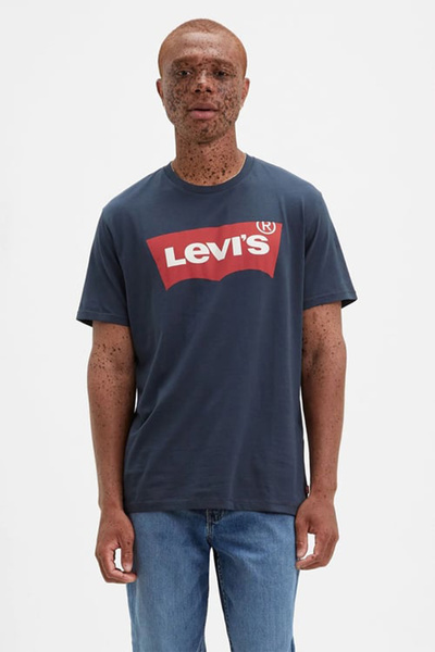 Levi's Men's Logo Navy Blue T-Shirt 17783-0313