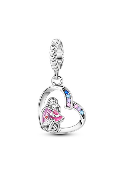 Choice KTC1041 Pink Charms Original 925 Sterling Silver Heart Bow Perfume Bot...