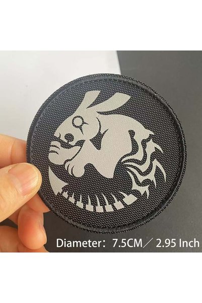 Choice12 Reflective 16 SCP Foundation Emblem Military Tactical Stickers IR Re...