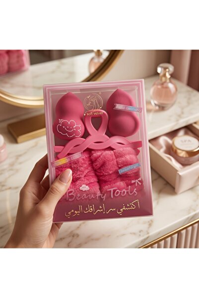 genric Makeup Sponge Set with Plush Headband for Makeup Application and Skinc...