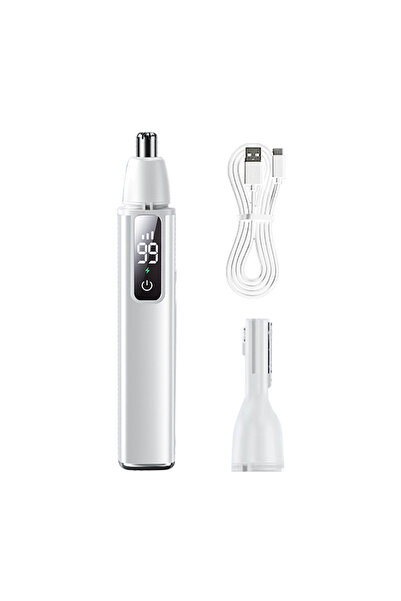Choice FK-white Electric Ear Nose Hair Trimmer Rechargeable Type-C Fast Charg...