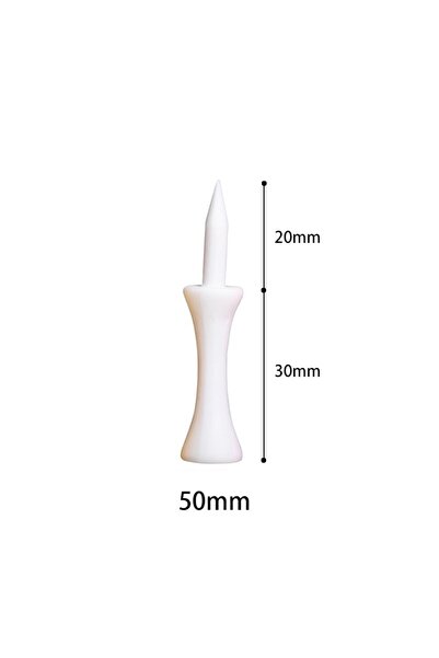 Choice 50mm Plastic Golf Castle Tees Step Down Unbreakable Mixed or Same Heig...