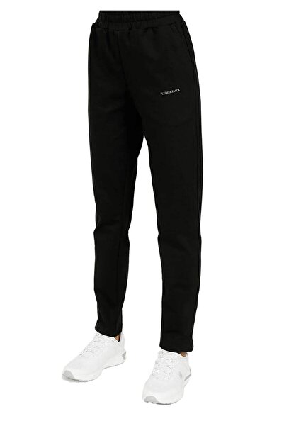 lumberjack Ct137 بنطال رياضي أساسي 2 بدلة رياضية نسائية سوداء