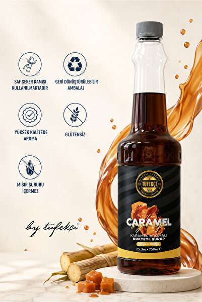 By Tüfekçi Çikolata Aromalı Kahve Şurubu 750 ml Şurup Pompası 3 Cl Avantajlı Set