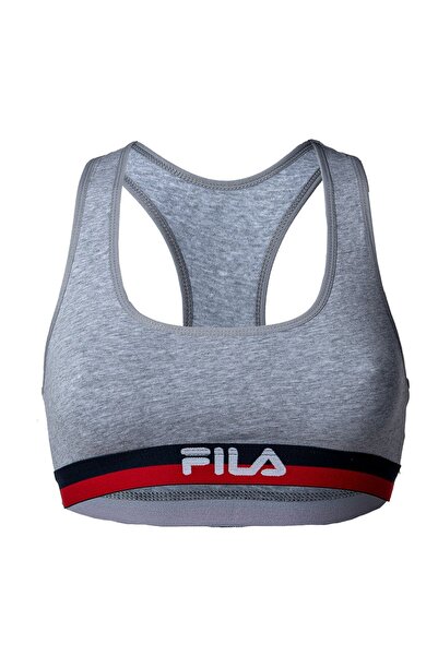 FILA Damen Bustier - BH, Sport-BH, Racerback, Cotton Stretch, einfarbig, XS-XL