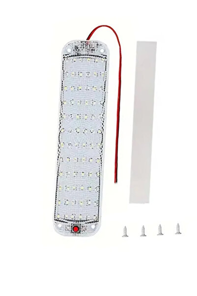 Choice 1PC 12V-80V High Brightness LED Panel Light Bar 72LED Car Interior Cei...