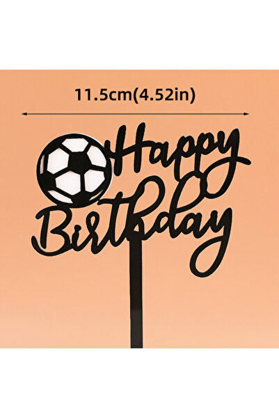 Choice12 Acrylic HB Football Boy Cake Decoration Football Field Player Doll C...