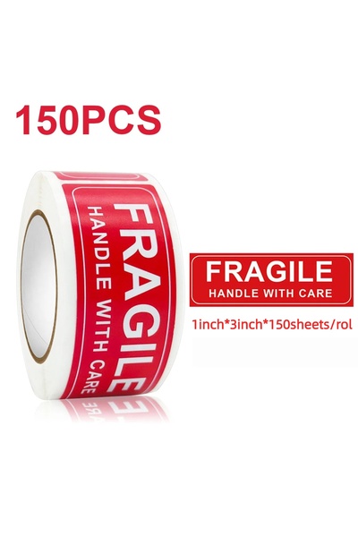 Choice10 150pcs Fragile Stickers Please Handle with Care-Fragile-Thank You Wa...