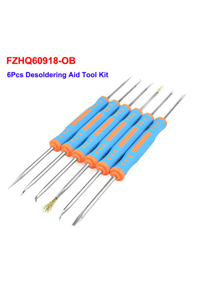 Choice1 6Pcs FZHQ60918-OB NEWACALOX 6Pcs Desoldering Aid Tool Kit Soldering A...