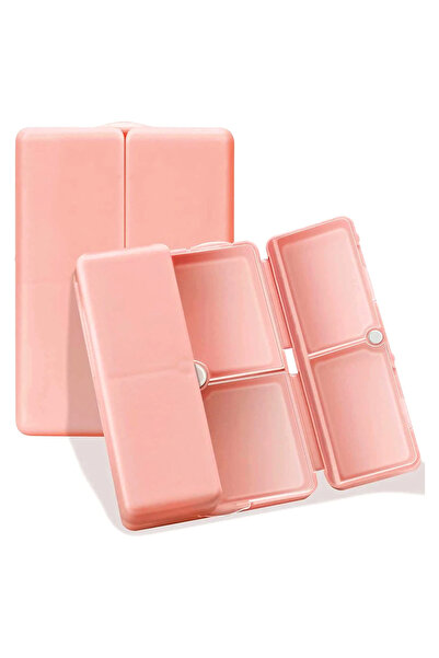 choice2 Pink Magnetic Foldable Weekly Pill Organizer, 7 Compartments Portable...