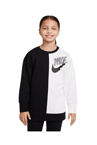 Nike G NSW BF CREW DNC DV0347-010 Λευκό-Μαύρο