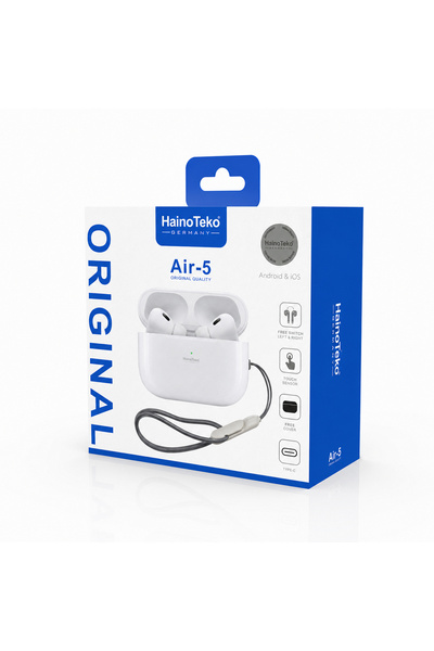 HAINOTEKO Haino Teko Air 5 Bluetooth Wireless Earphone Pro 2 Design For iPhones