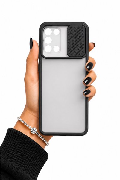 noktaks Samsung Galaxy A31 Case Camera Slider Matte Back Surface Colorful Fra...